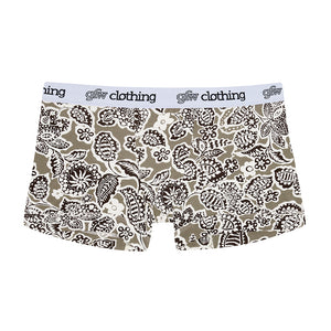 
            
                Load image into Gallery viewer, Schapiro Paisley Tan Boxer Shorts - Unisex - size 0 only
            
        