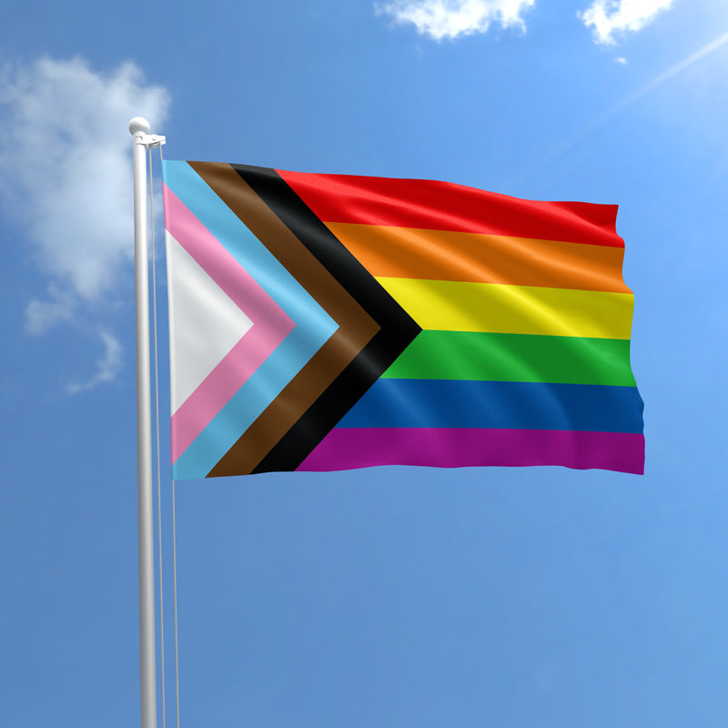 What do the colours of the Progress Pride Flag mean?