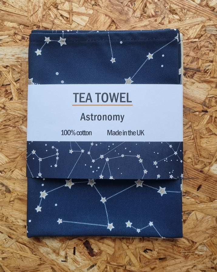 Astronomy tea towel