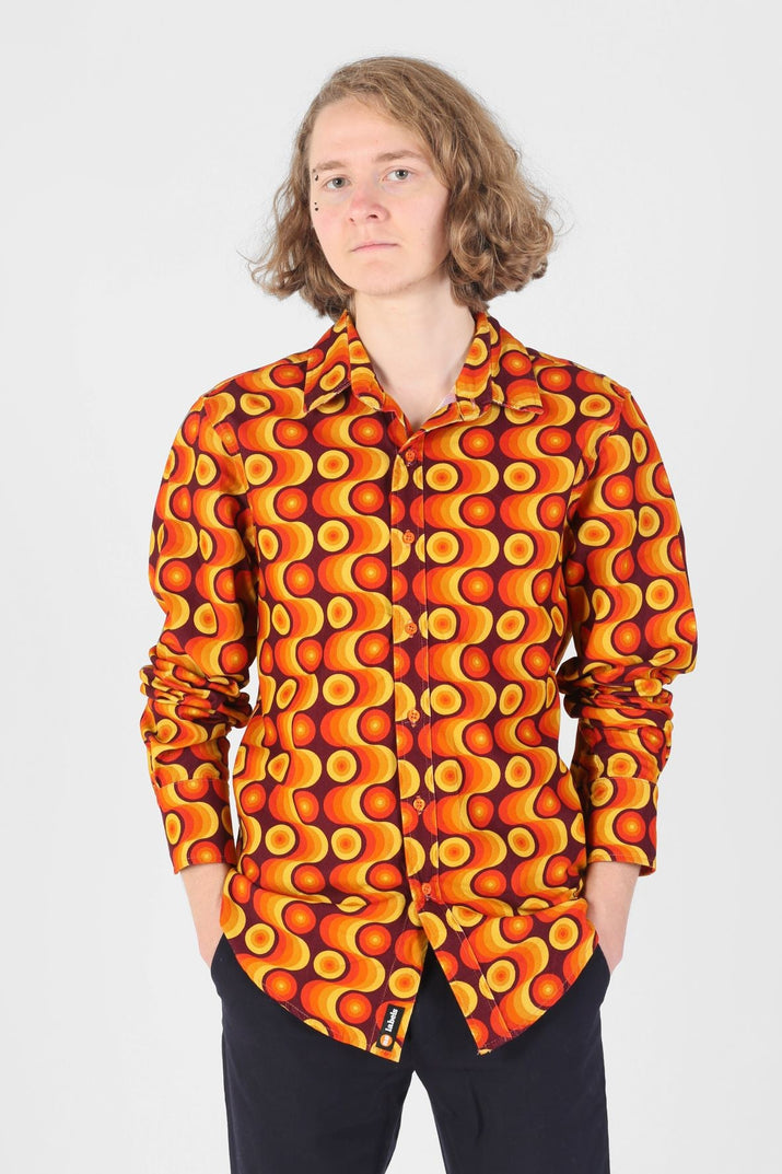 Orange Swirl Shirt - Drew 8 - Second