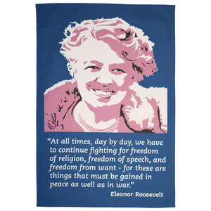 
            
                Load image into Gallery viewer, Eleanor Roosevelt tea towel
            
        