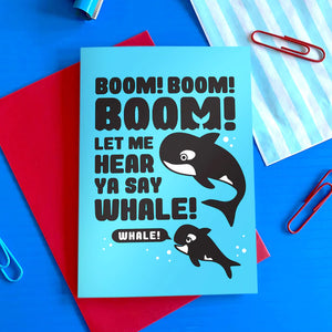 
            
                Load image into Gallery viewer, Boom Boom Boom Whale
            
        