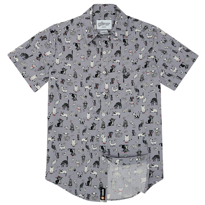 Cats Print Shirt -  Billie 2 size only