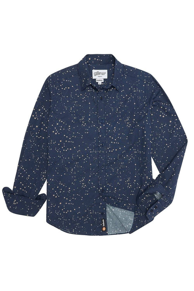 Astronomy Print Long Sleeve Shirt - GFW Clothing