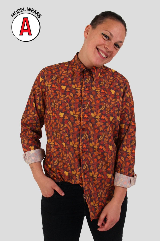 
            
                Load image into Gallery viewer, Autumn Leaves Long Sleeve Shirt - GFW Clothing
            
        