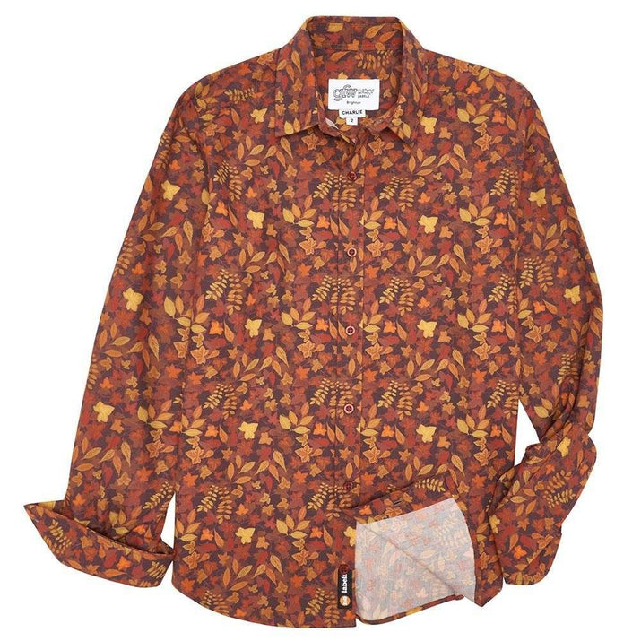 Autumn Leaves Long Sleeve Shirt - GFW Clothing