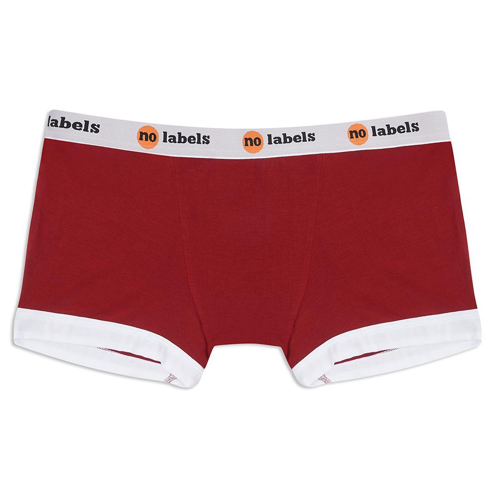 Boxer Shorts - Burgundy - Unisex - GFW Clothing