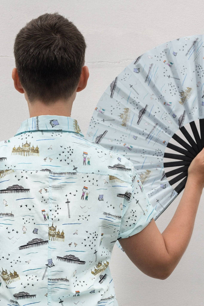 
            
                Load image into Gallery viewer, Brighton Print Short Sleeve Shirt - GFW Clothing
            
        