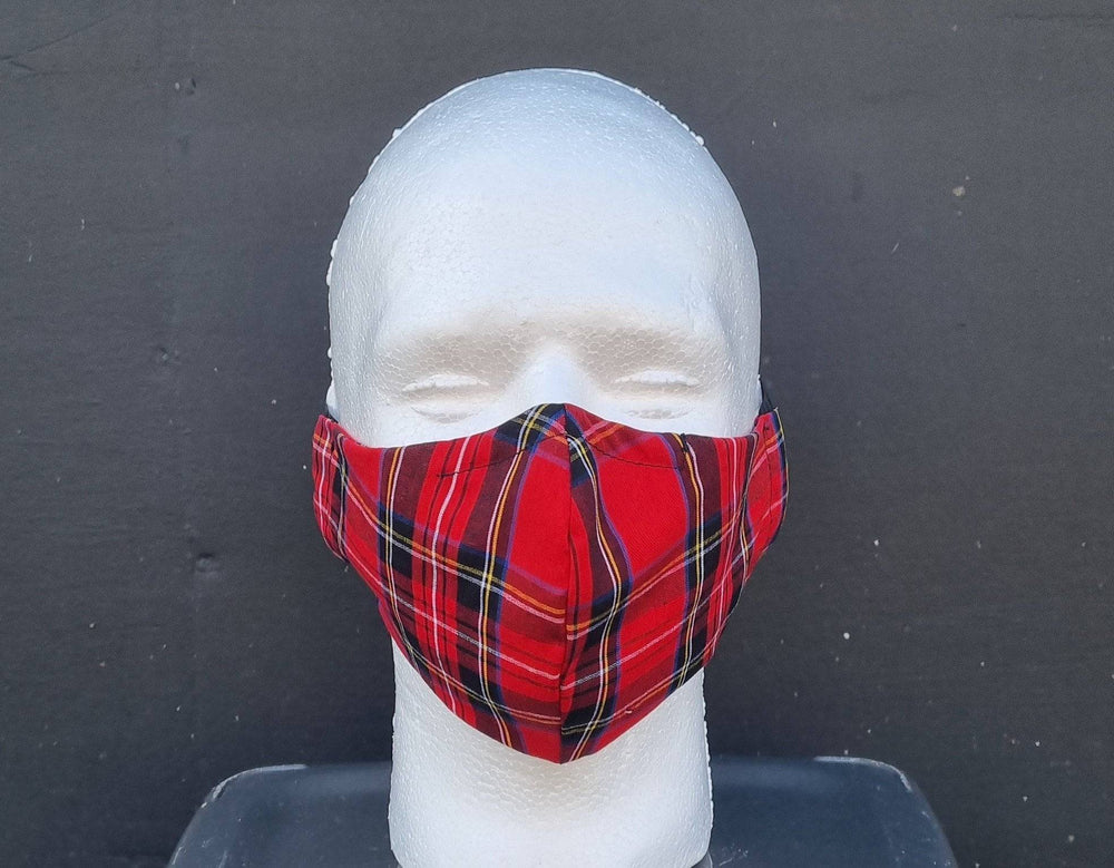 Reusable Face Mask - Tartan - GFW Clothing
