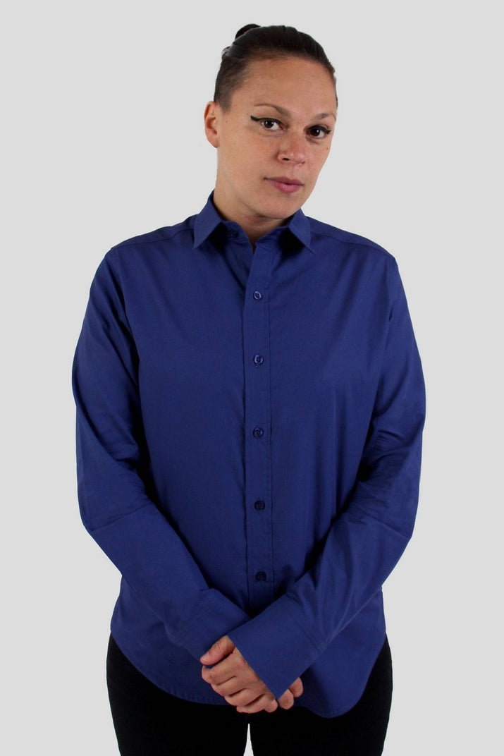 Royal Blue Long Sleeve Shirt - GFW Clothing