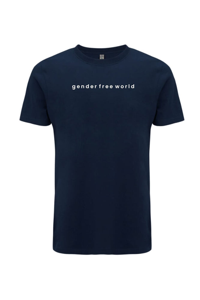 T Shirt Gender Free World Navy