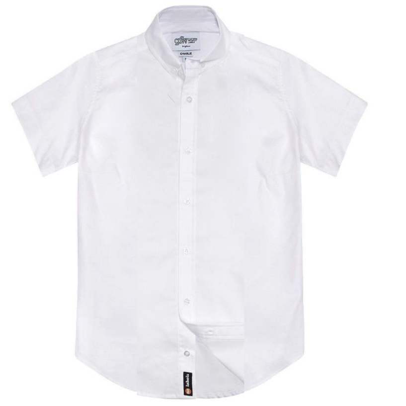 White Short Sleeve Shirt - Billie 2 only