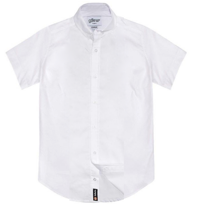 White Short Sleeve Shirt - Billie 2 only